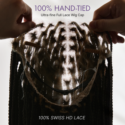 [New Arrival] 🔥Real Scalp Knotless Braided Wig – Lightweight Fit