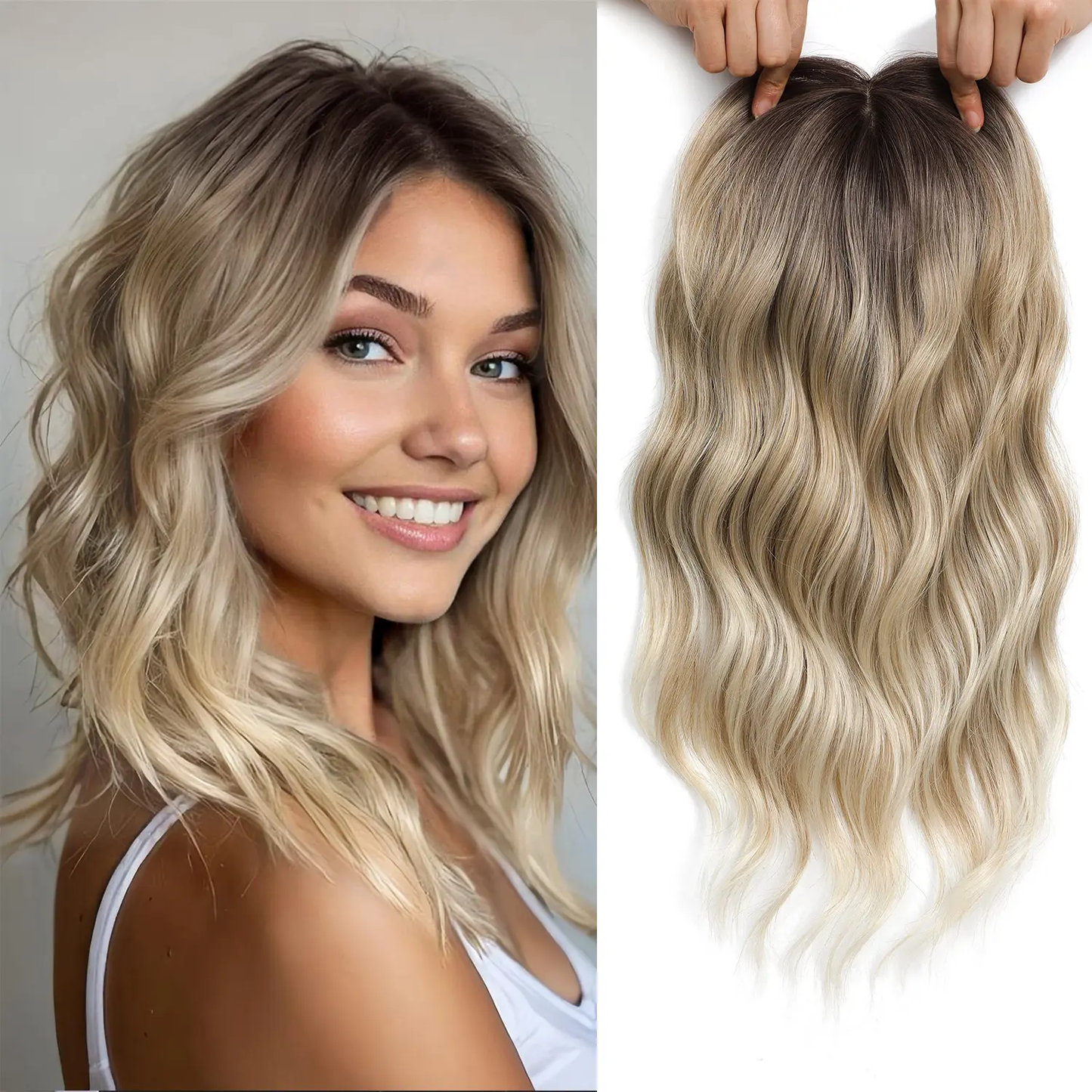Veliselle Hair Topper – Natural Fullness in Seconds