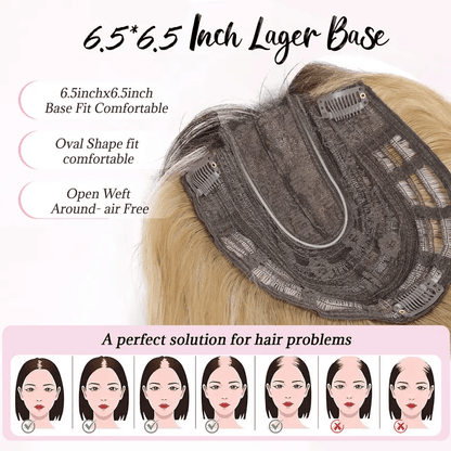 Veliselle Hair Topper – Natural Fullness in Seconds
